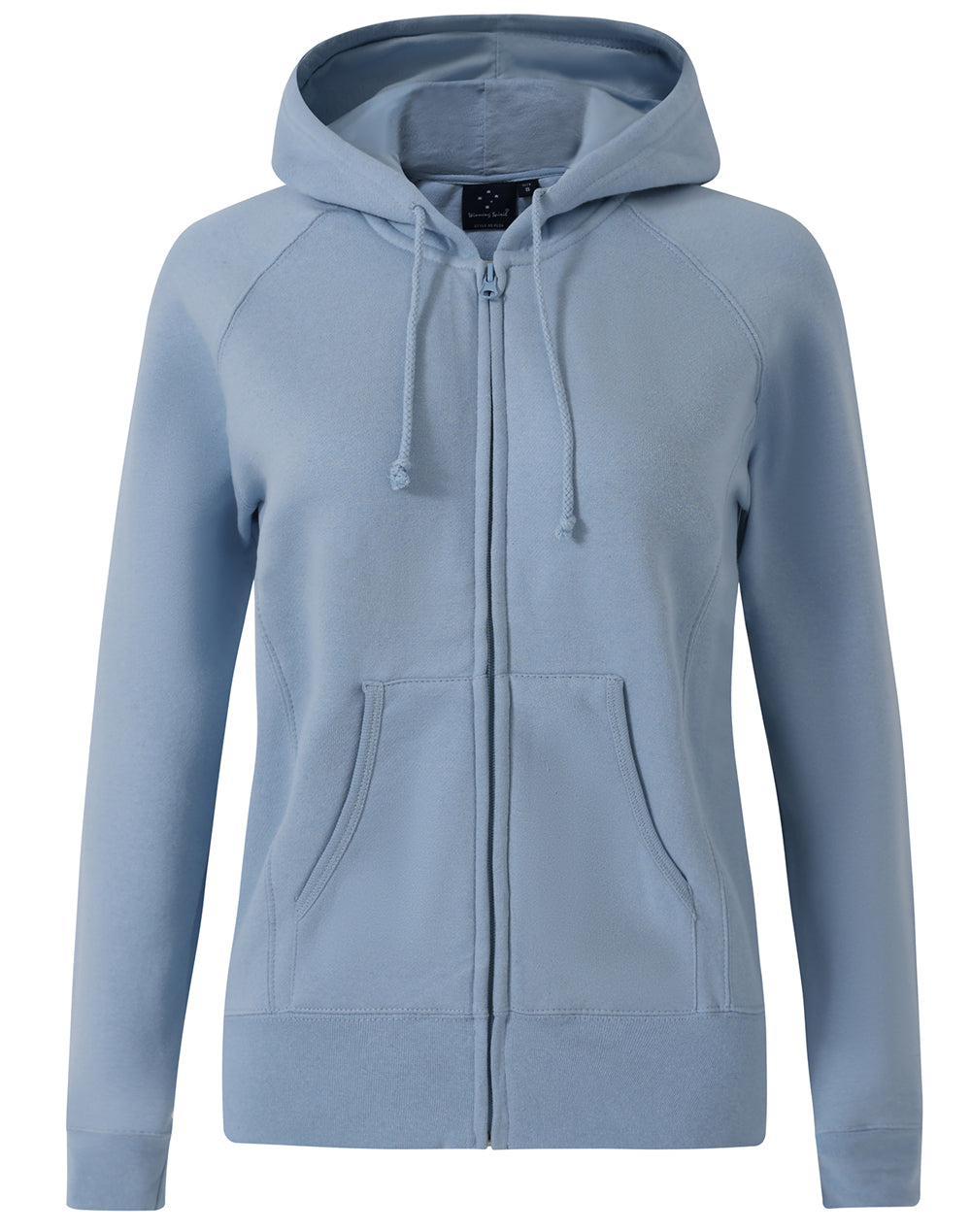 Double Bay Hoodie Ladies' - Light Blue - Front