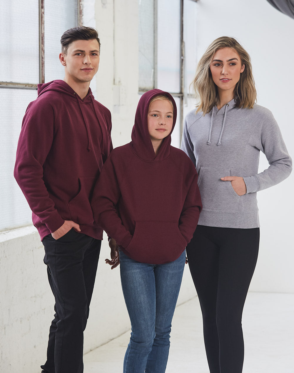 Warm Hug Fleece Hoodie Ladies - Grey - View