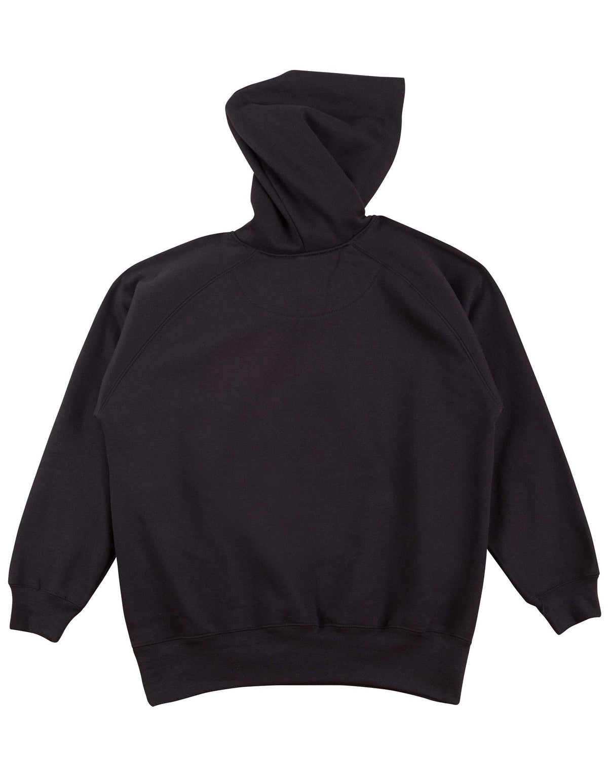 Warm Hug Kids' Fleece Hoodie - Black - Back