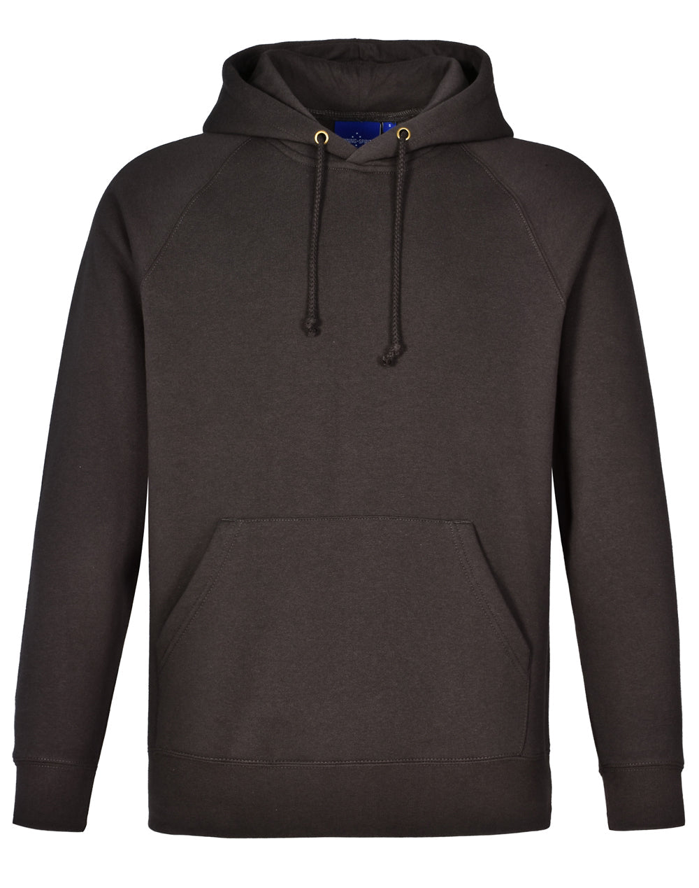 Warm Hug Fleecy Hoodie Men's - Charcoal - Front
