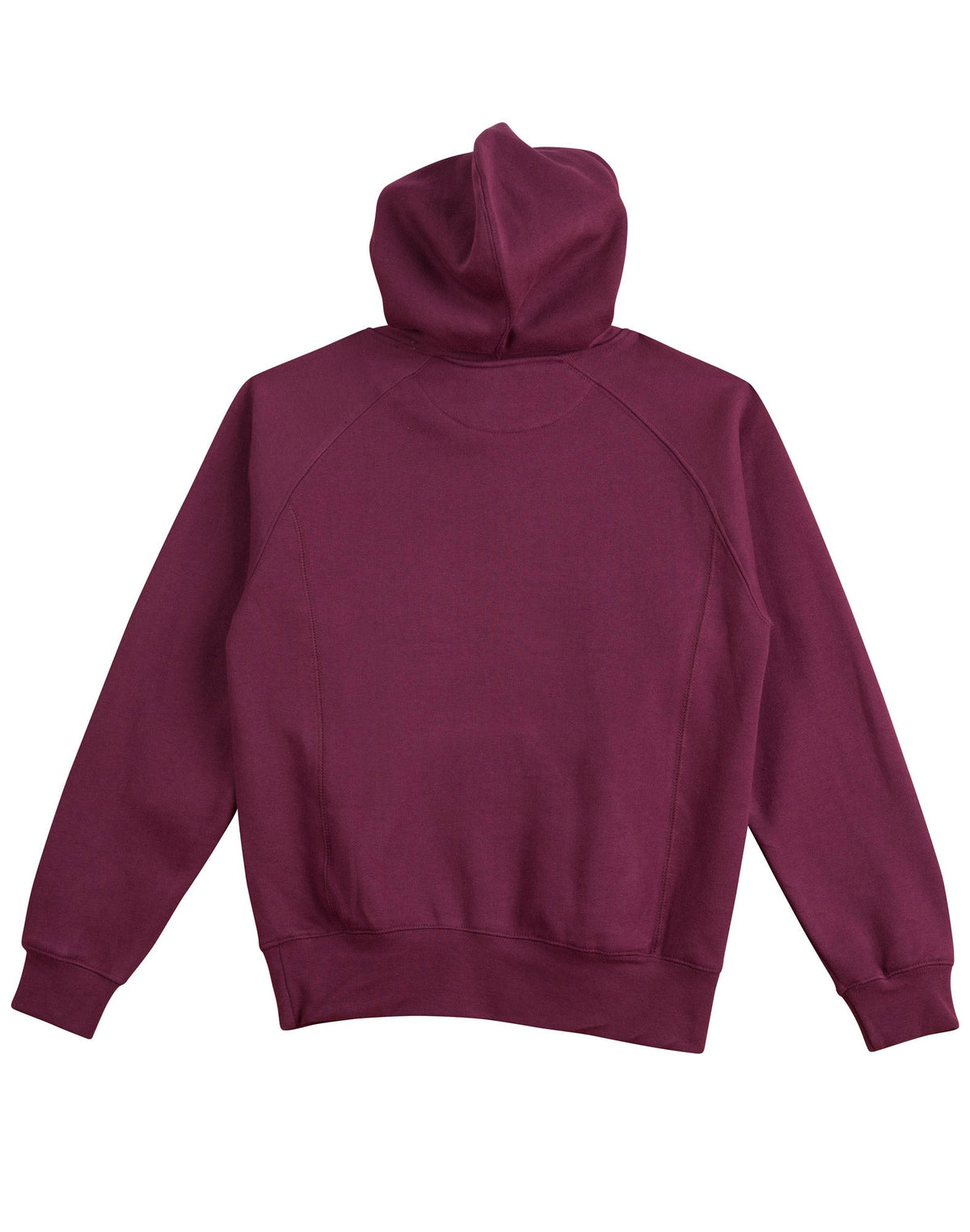 Warm Hug Fleece Hoodie Ladies - Maroon - Back