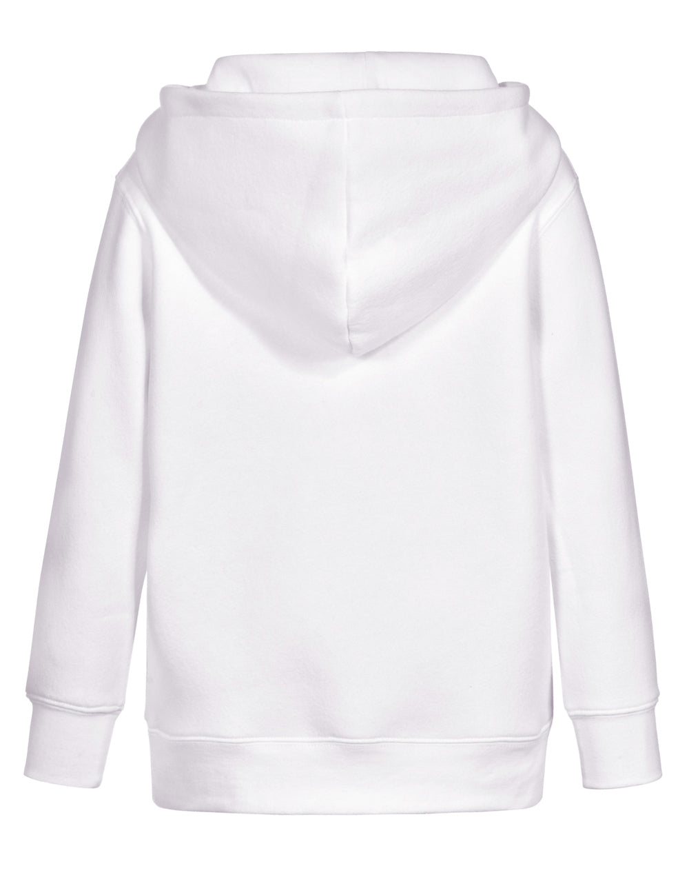 Passion Fleece Hoodie Kids' - White/White - Back