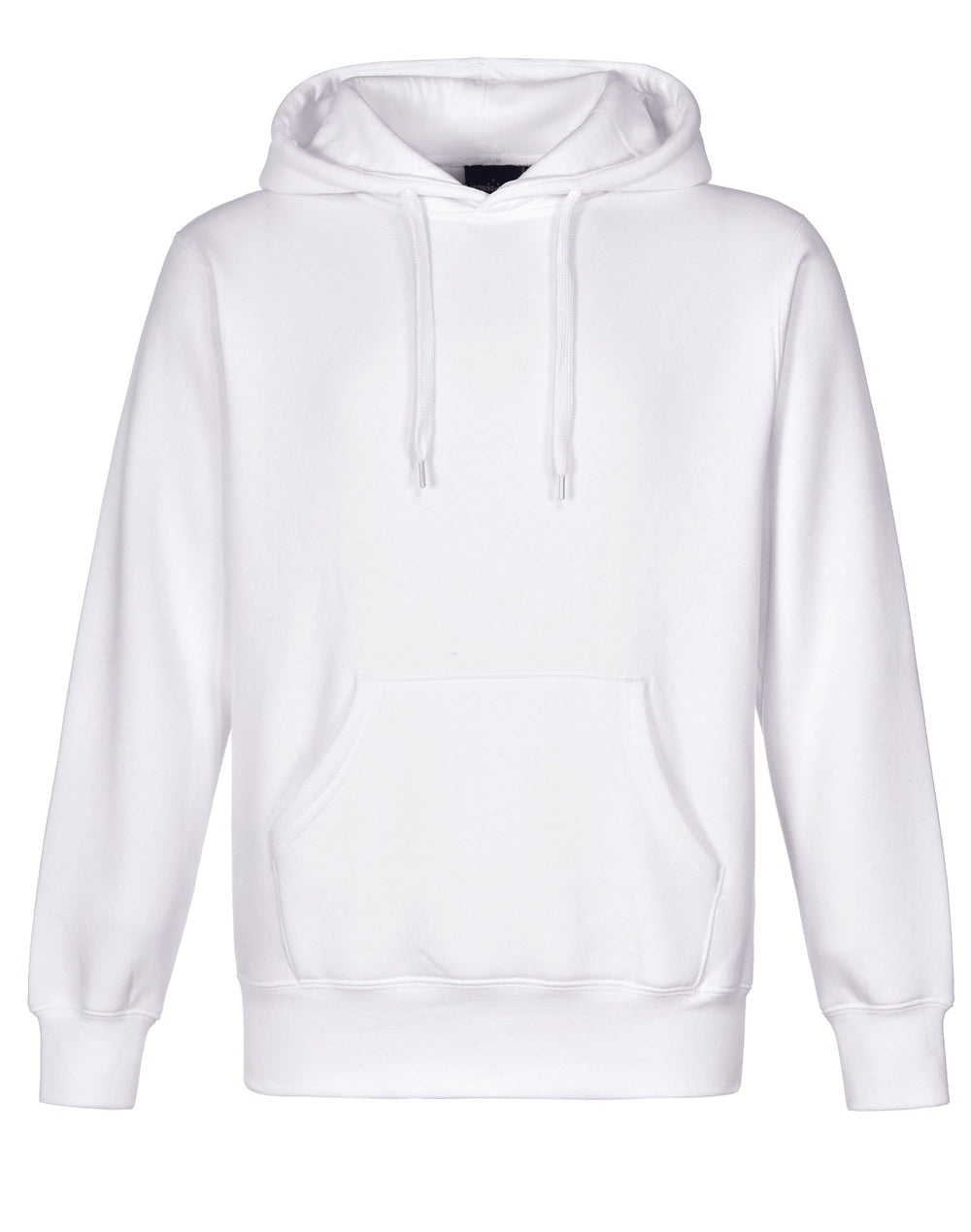 Passion Fleece Hoodie - Unisex - White/White - Front