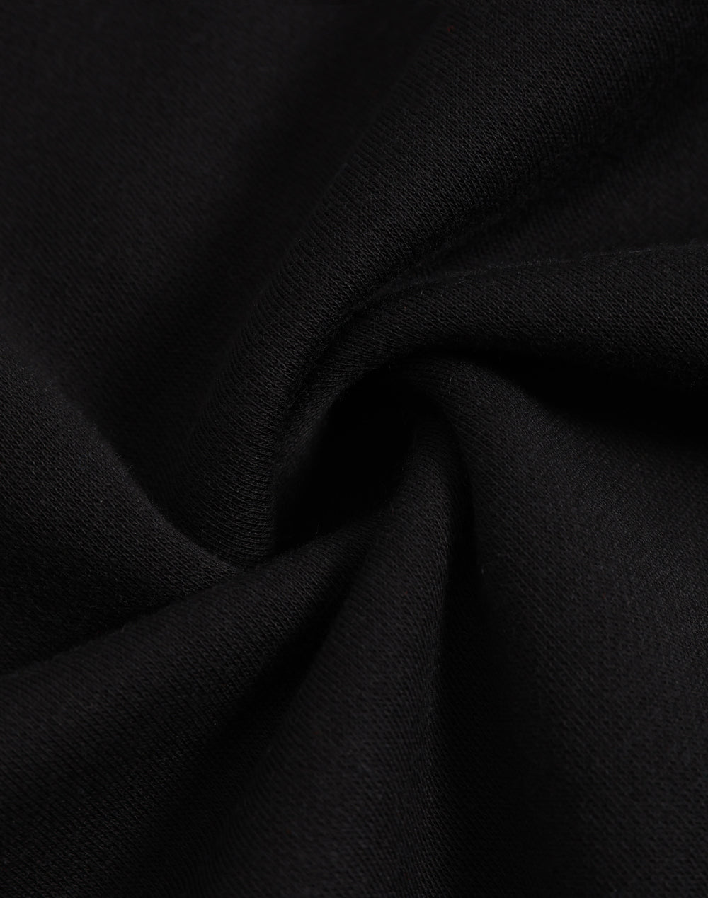 Unisex Premium Fleece Oversized Hoodie - Black - Fabric