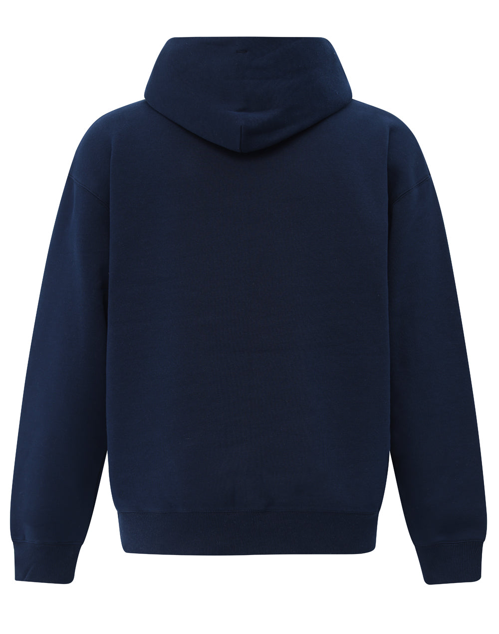 Unisex Premium Fleece Oversized Hoodie - Navy - Back