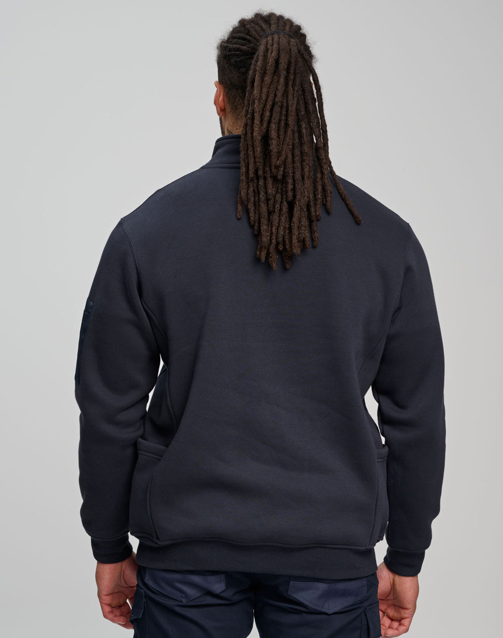Unisex Premium Fleece Half Zip Work Sweat - view