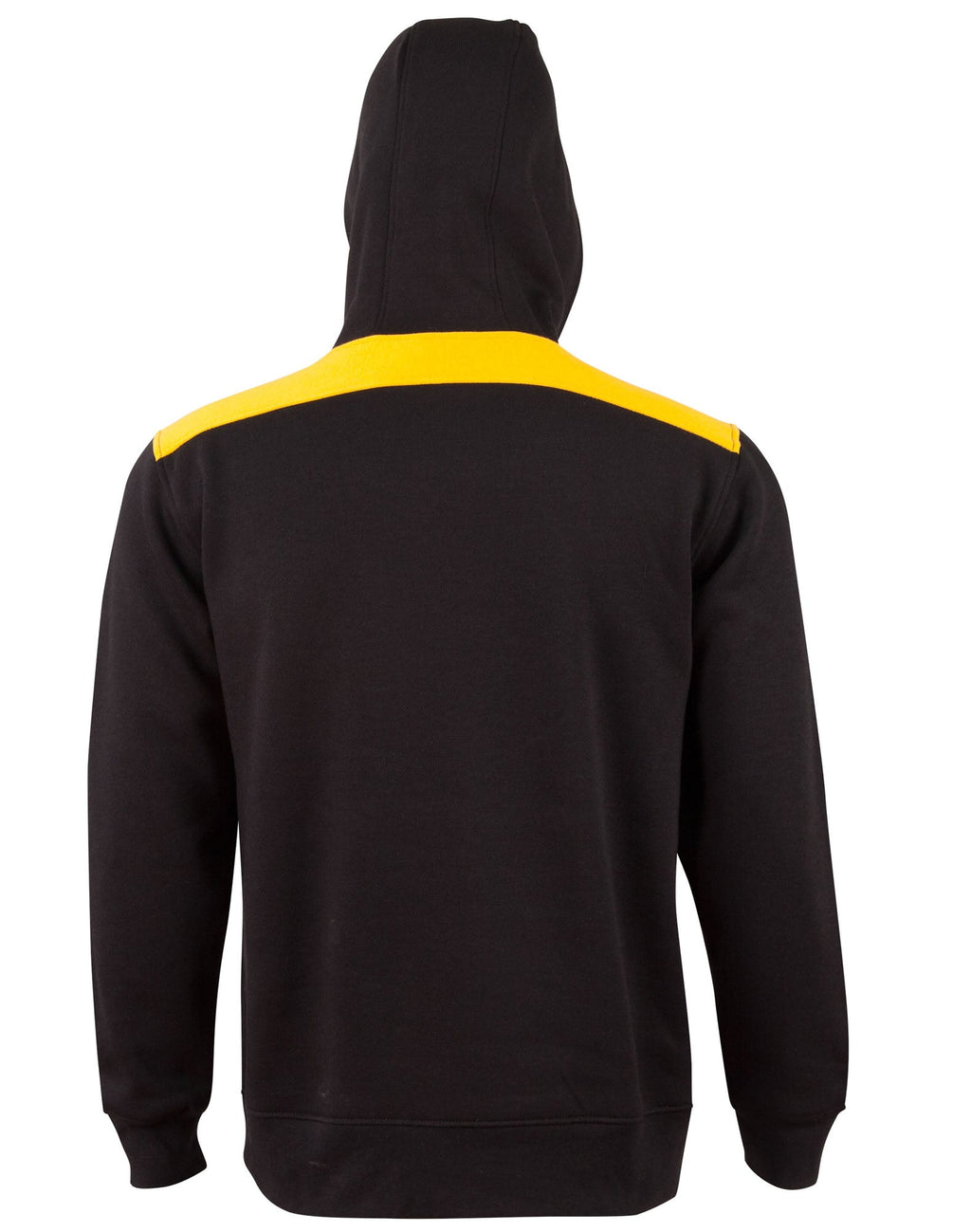 Croxton Hoodie Adult Unisex - Black/Gold - Back