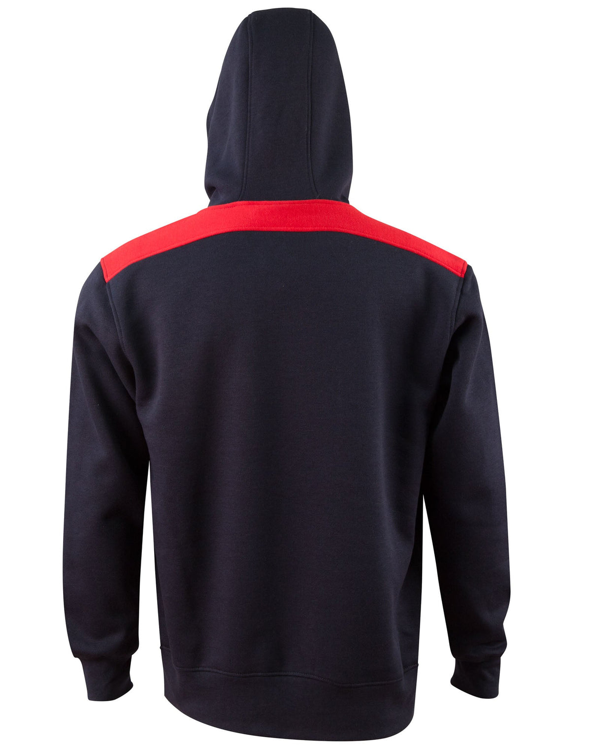 Croxton Hoodie Kid's - Navy/Red - Back