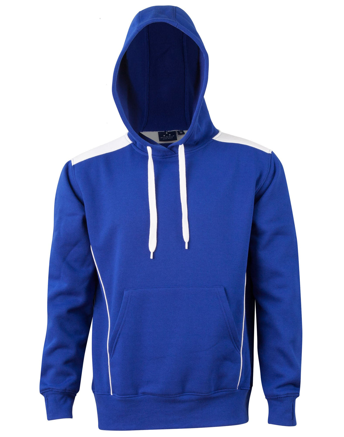 Croxton Hoodie Adult Unisex - Royal/White - Front