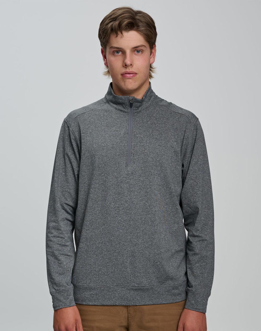Winning Spirit Men's Half Zip L/S Sweat Top FL25