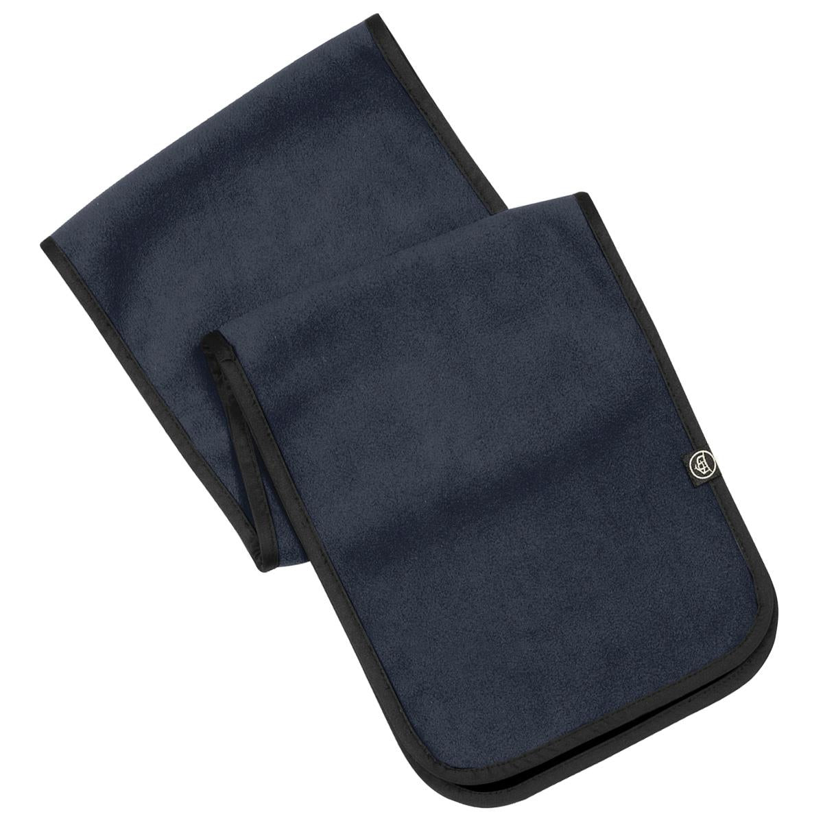 Helix Fleece Scarf - Navy - Front