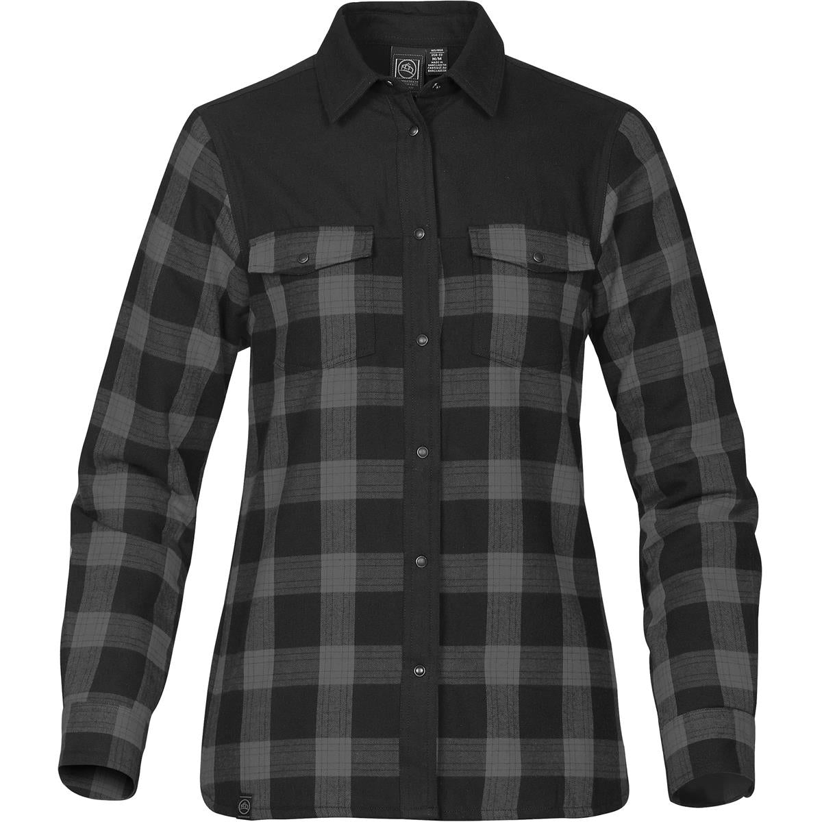 Women's Logan Thermal Shirt - Carbon Plaid - Front