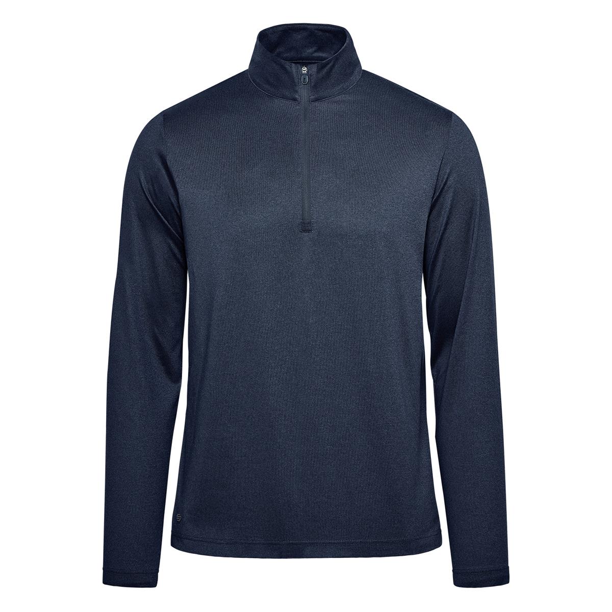 Men's Volante H2X-DRY 1/4 Zip Pullover - Midnight Heather - Front