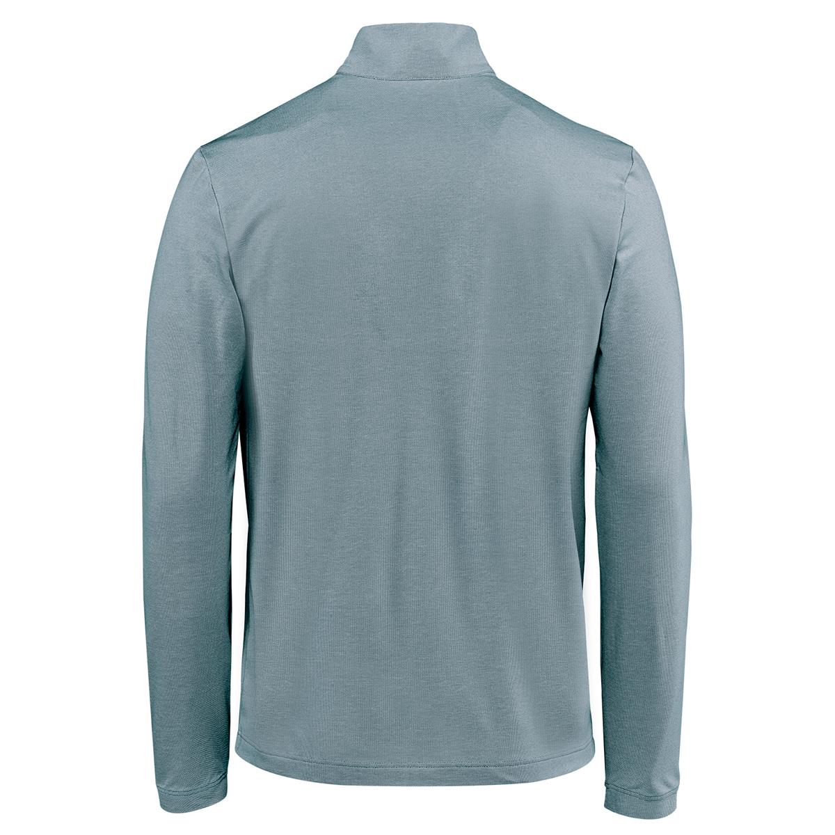 Men's Volante H2X-DRY 1/4 Zip Pullover - Retro Blue Heather - Back