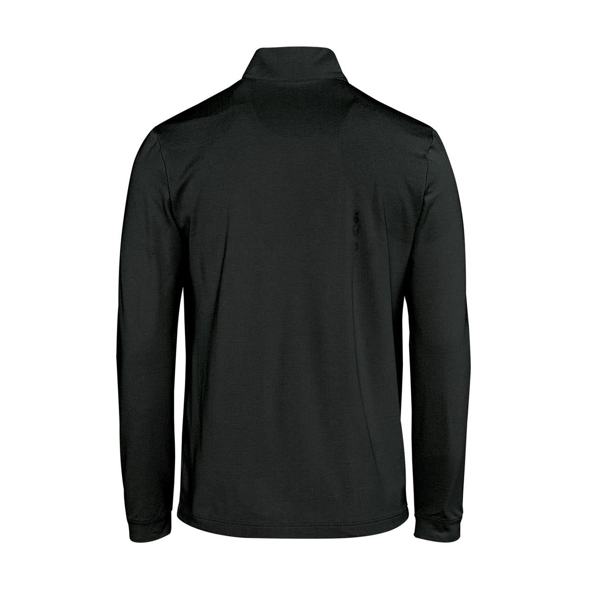 Men's Sonora 1/4 Zip Pullover - Black - Back