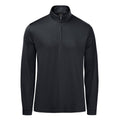 Men's Monterey 1/4 Zip Pullover - Black - Front