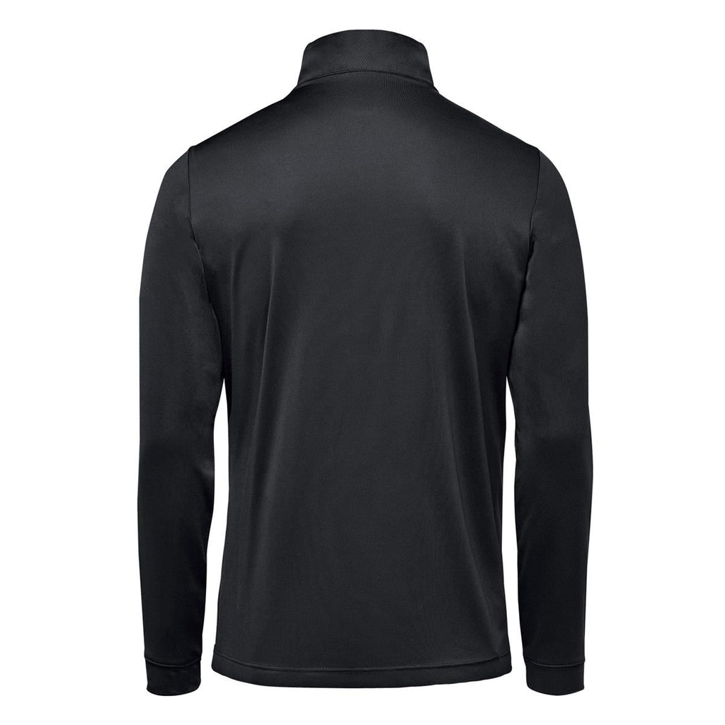 Men's Monterey 1/4 Zip Pullover - Black - Back