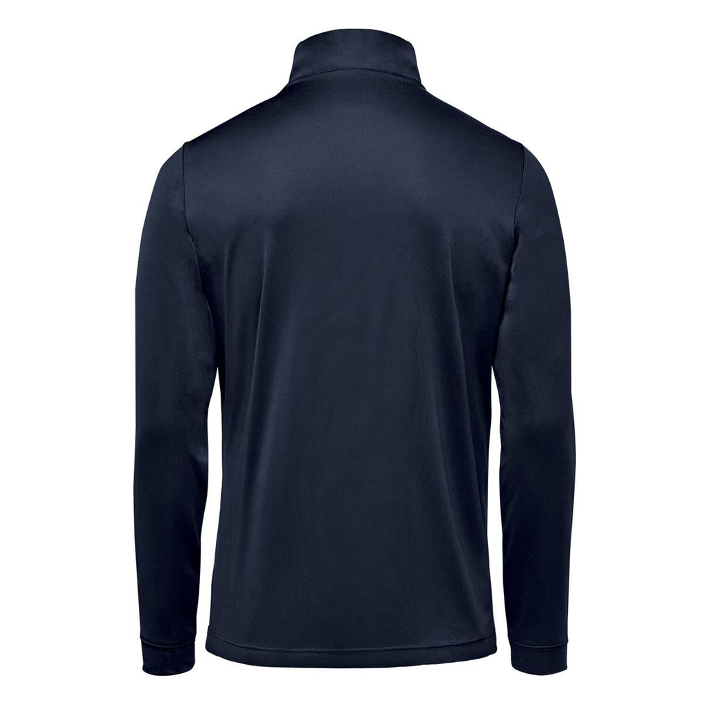 Men's Monterey 1/4 Zip Pullover - Navy - Back