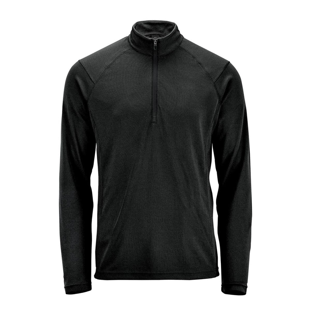 Men's Mesa 1/4 Zip Pullover - Black - Front