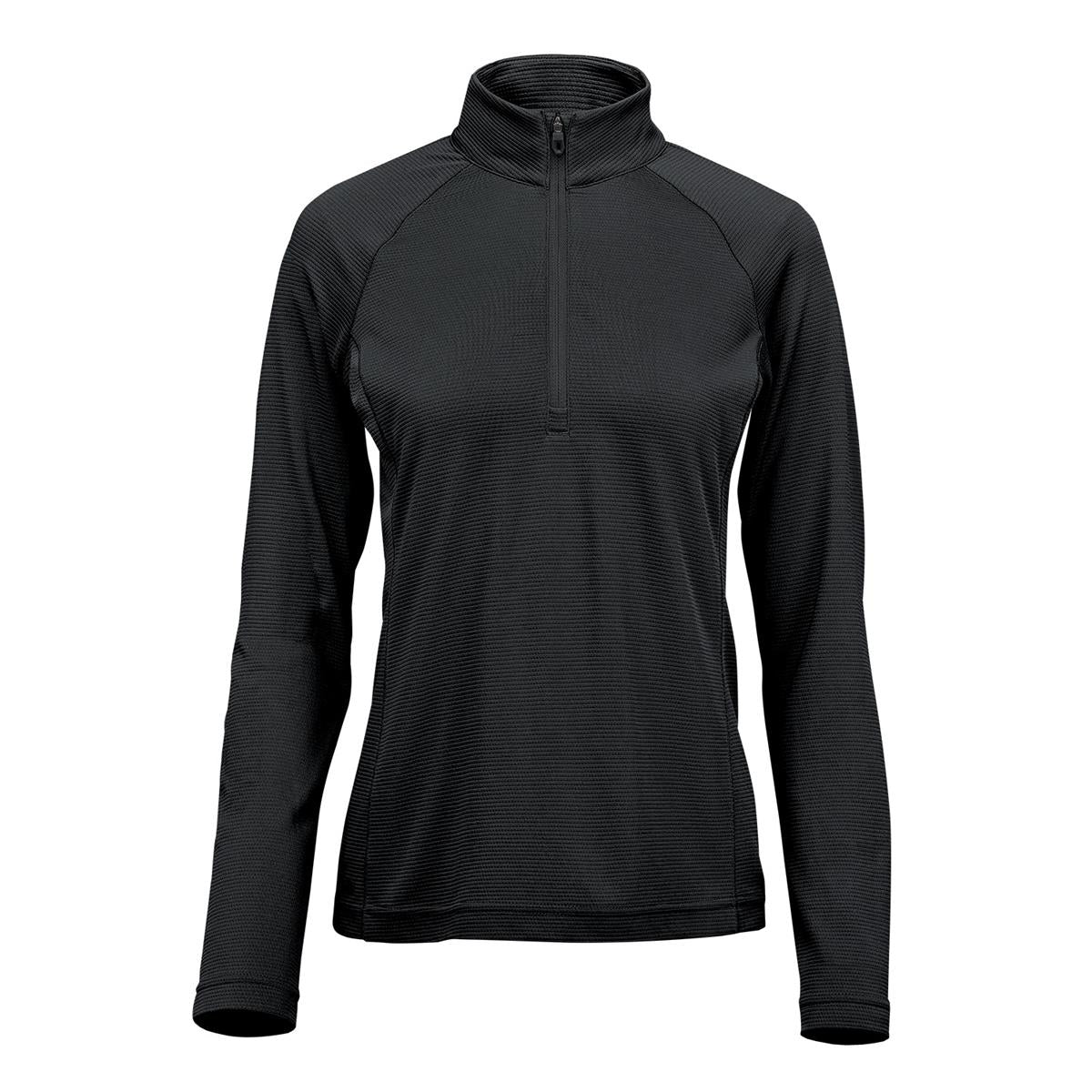 Women's Mesa 1/4 Zip Pullover - Black - Front