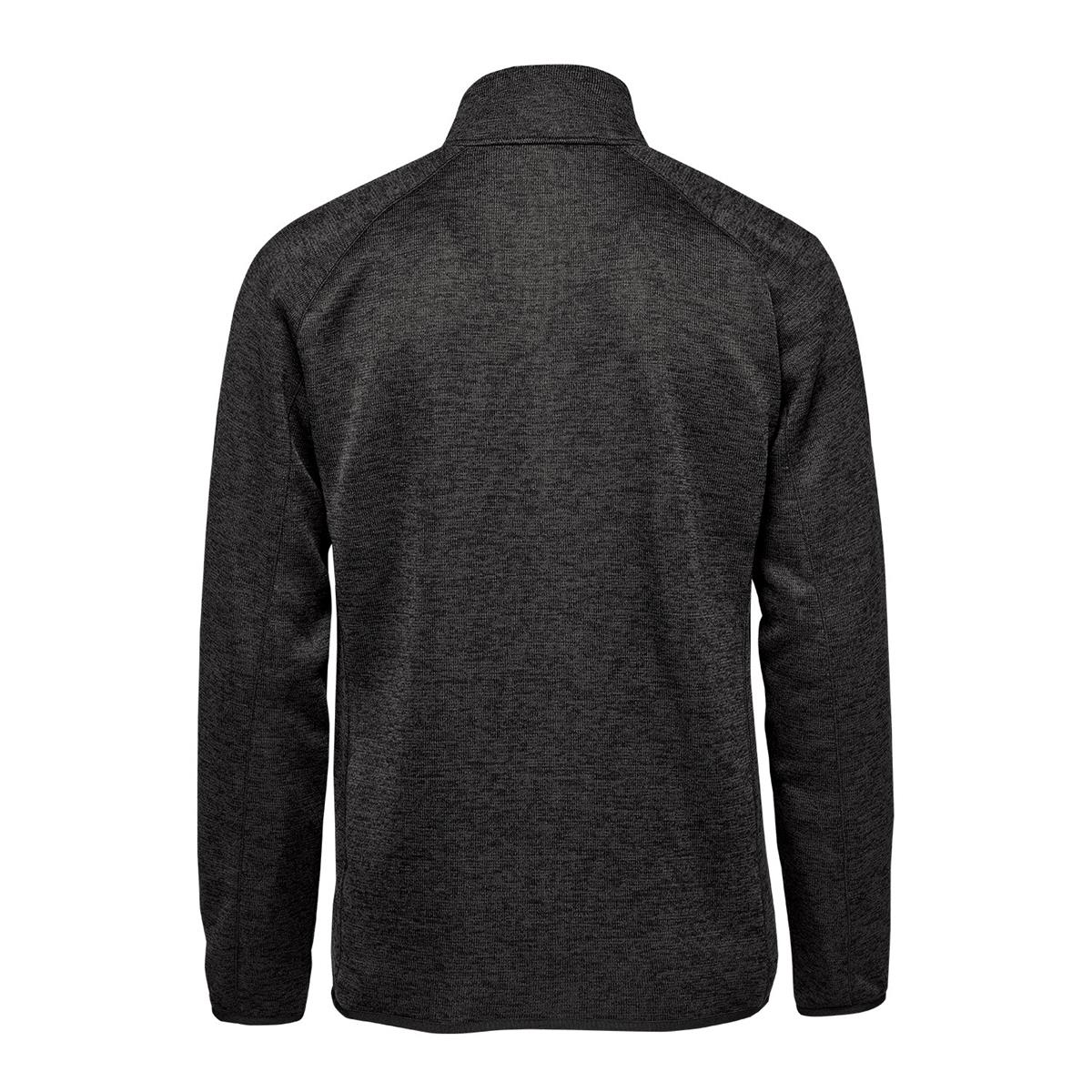 Men's Yosemite Full Zip Fleece Jacket - Black Heather - Back