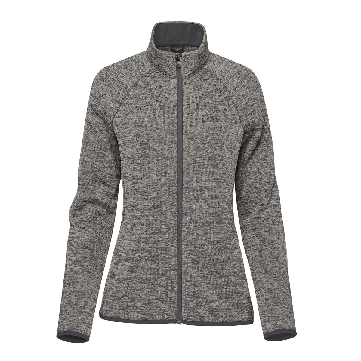 Women's Yosemite Full Zip Fleece Jacket - Granite Heather - Front