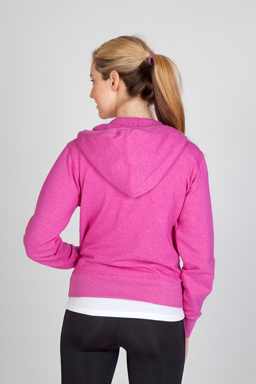 Womens/Junior Greatness Heather Zip Hoodie - view