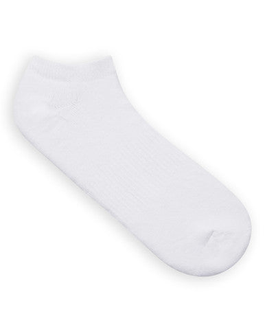 Gildan GBM0010 Men's Cotton No Show Sock 10 Pair Pack - White