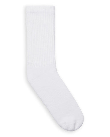 Gildan GBM0013 Men's Cotton Crew Sock 10 Pair Pack - White