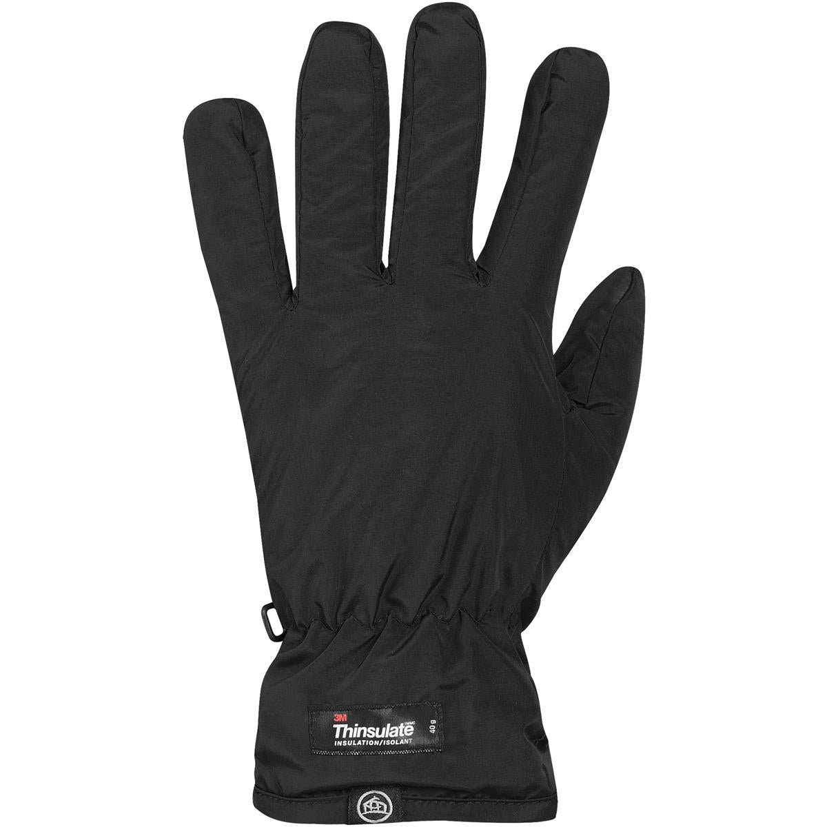 Helix Fleece Lined Gloves - Black - Front
