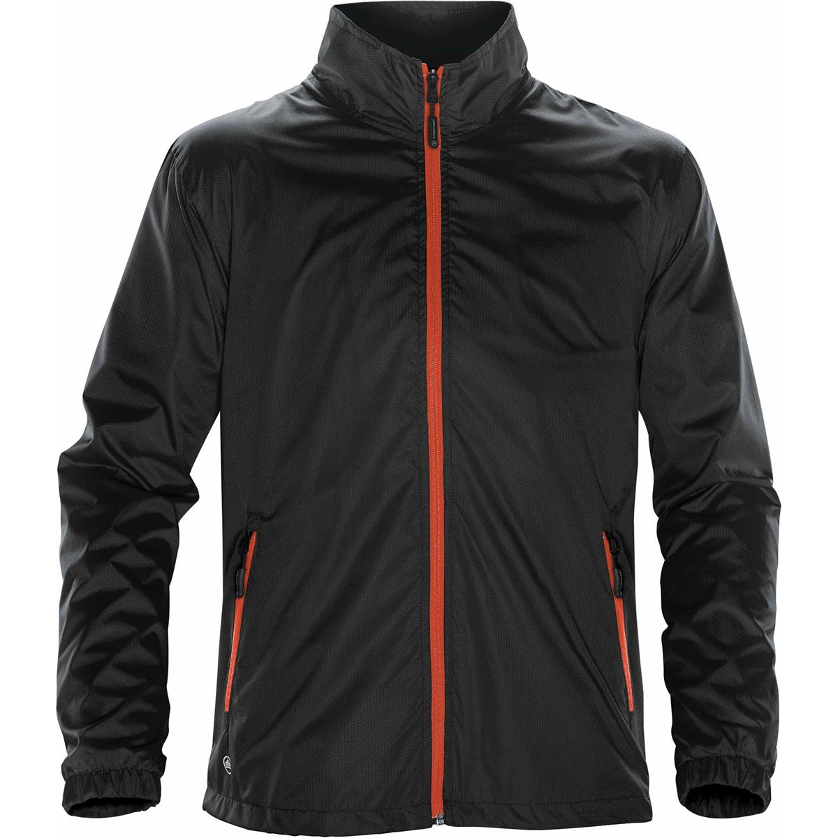 Men's Axis Shell - Black / Orange - Front