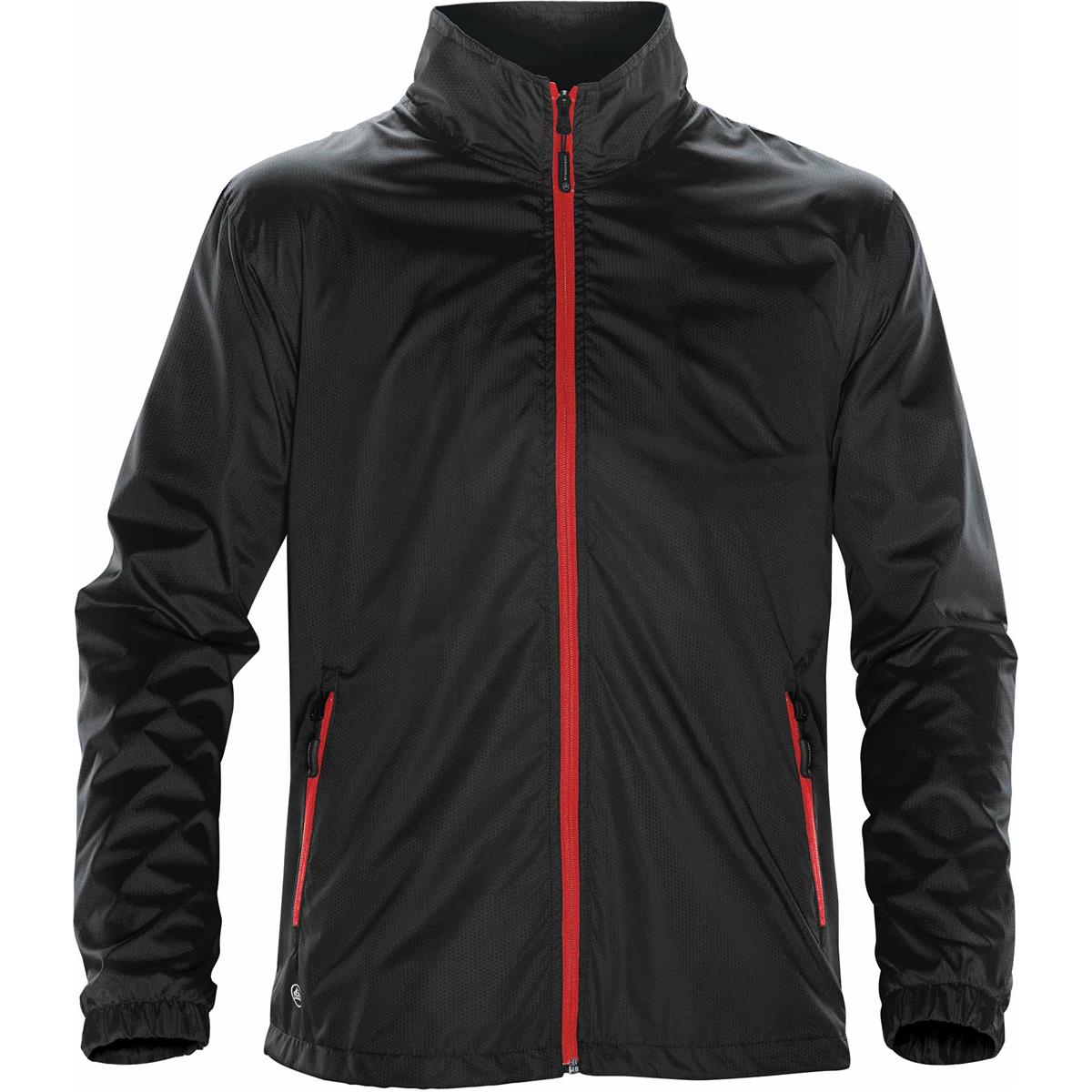 Youth Axis Shell - Black / Sport Red - Front