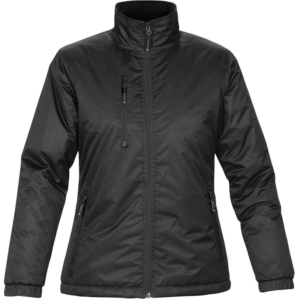 Women's Axis Thermal Jacket - Black / Black - Front