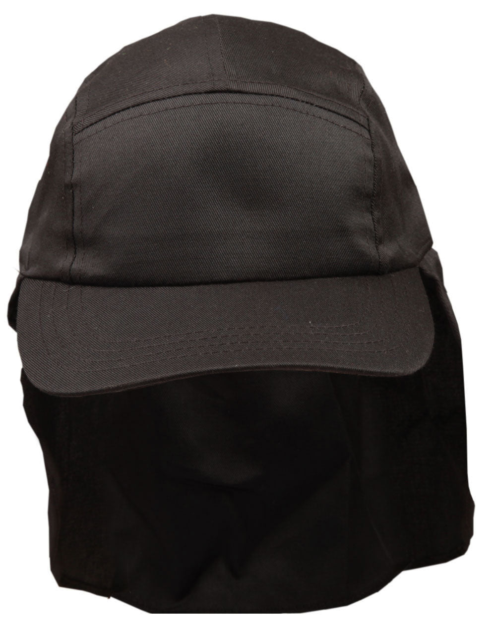 Poly cotton legionnaire hat - H1025 - Black