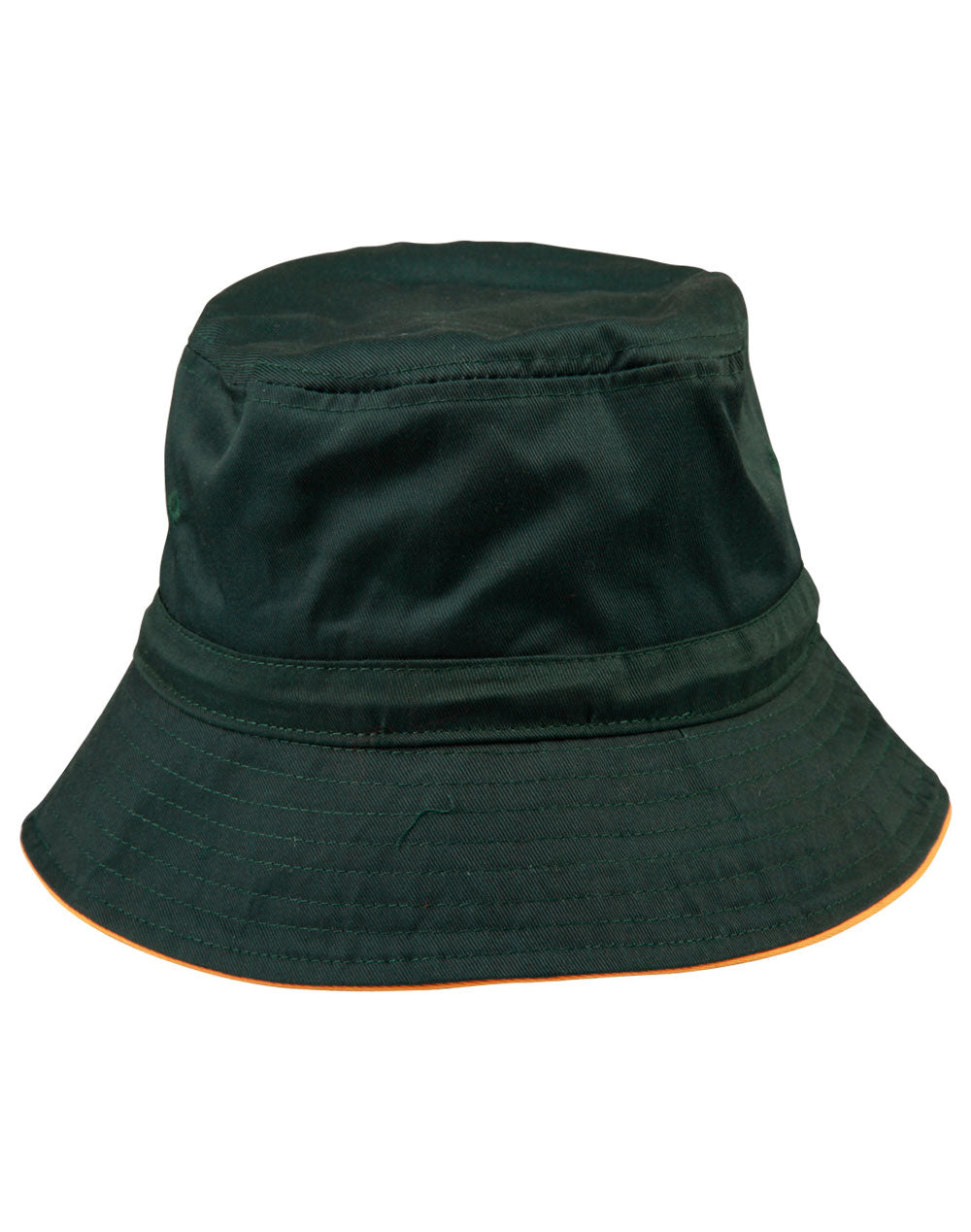 Bucket hat sandwitch+toggle - H1033 - Bottle / Gold