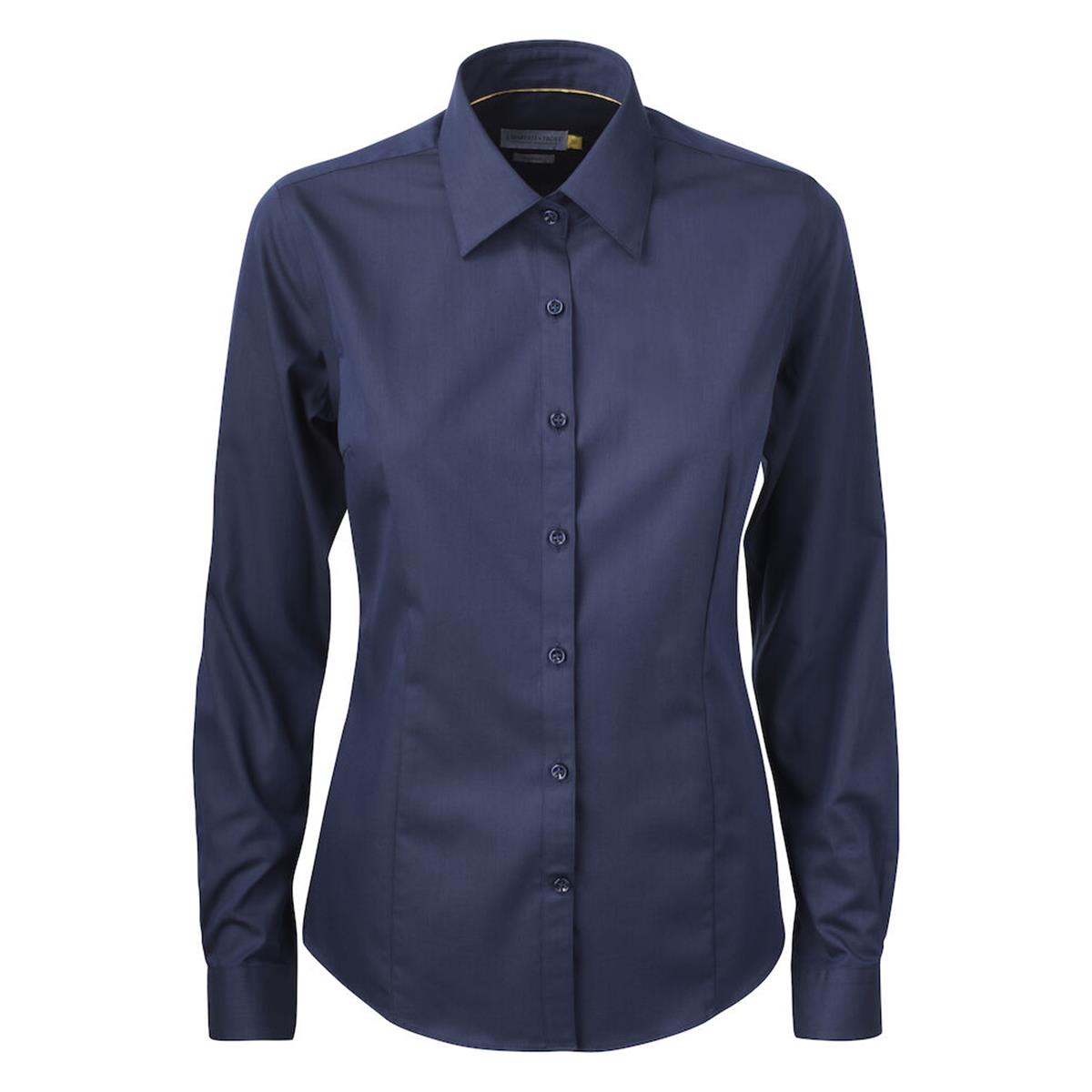 Yellow Bow 50 Women's Shirt - Navy - Front