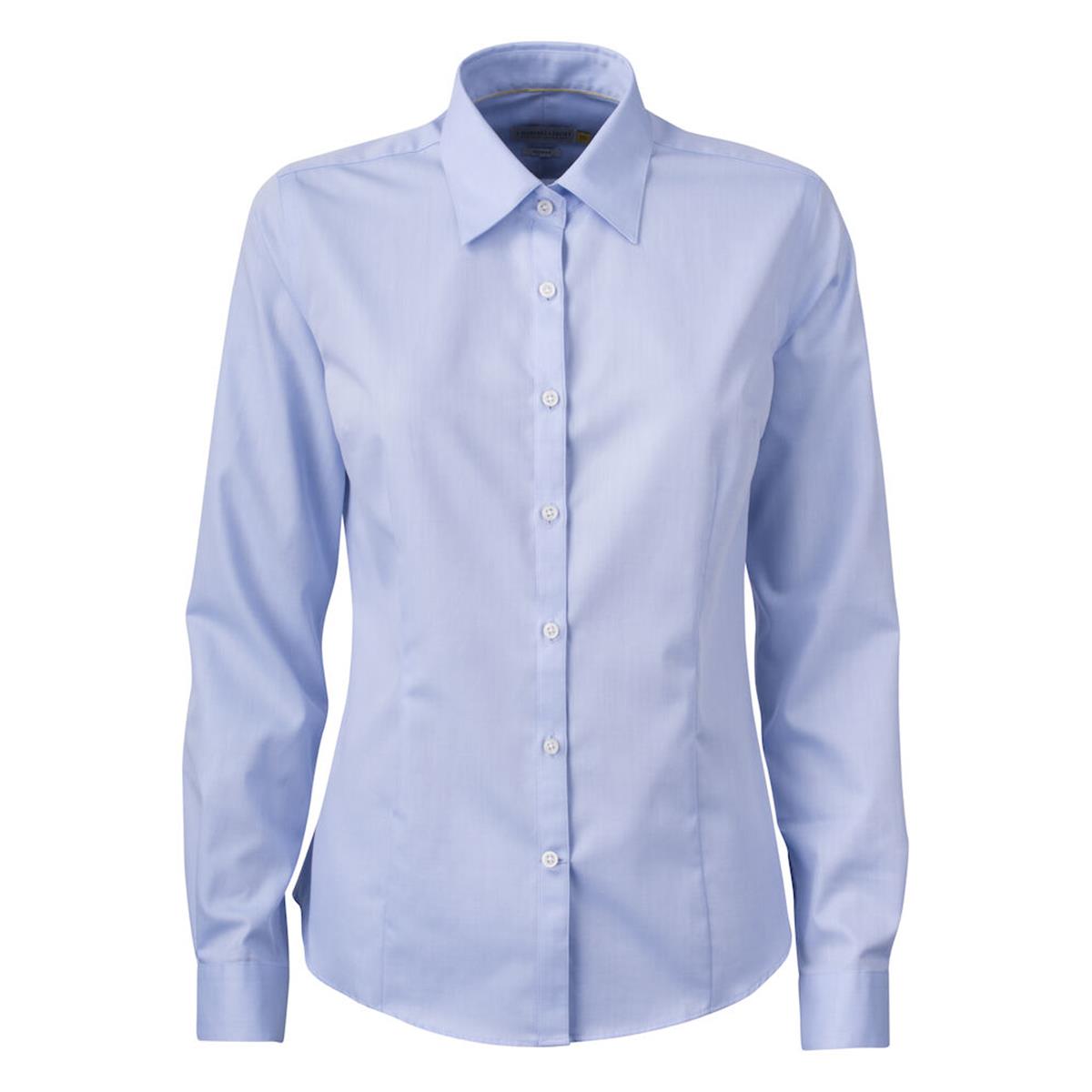Yellow Bow 50 Women's Shirt - Sky Blue - Front