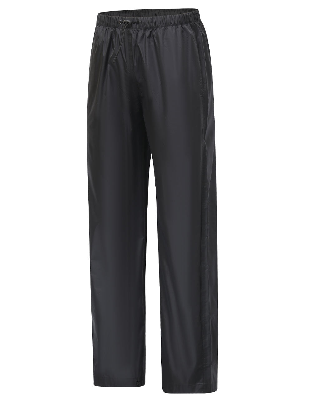 Light Weight Nylon Waterproof Rain Pants - HP02 - Black