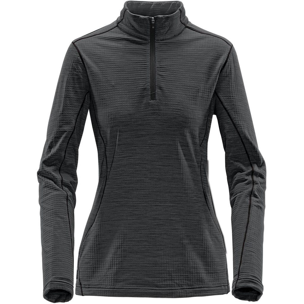 Women's Base Thermal 1/4 Zip - Dolphin - Front