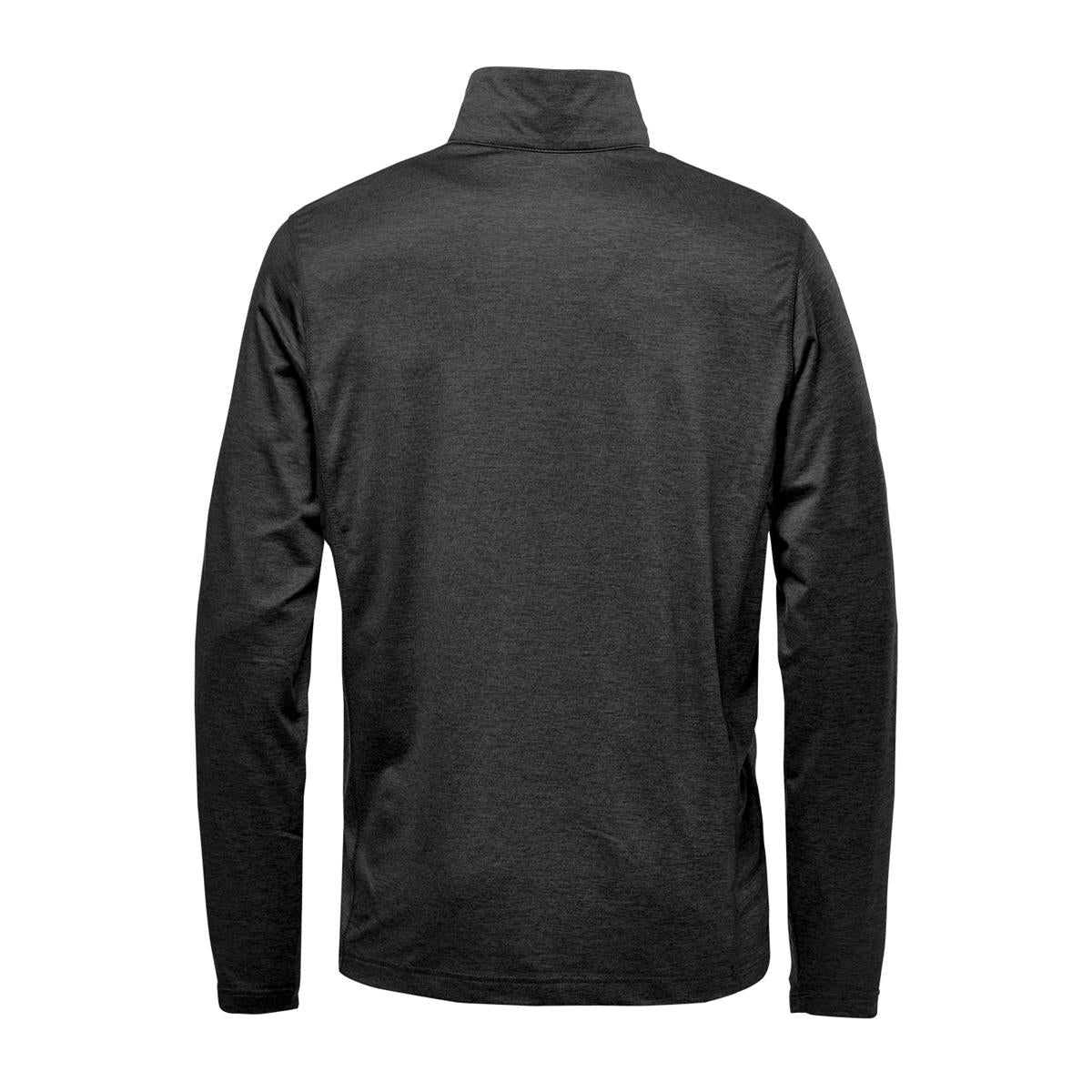 Men's Milano 1/4 Zip Pullover - Black - Back