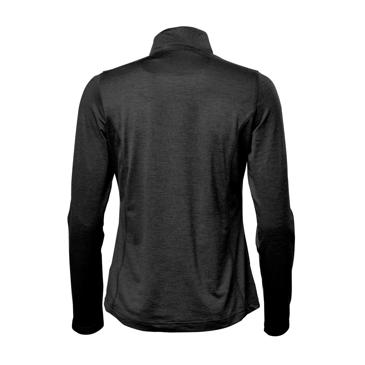 Women's Milano 1/4 Zip Pullover - Black - Back