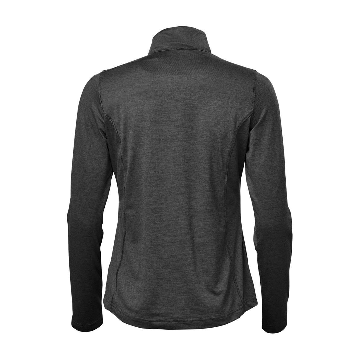 Women's Milano 1/4 Zip Pullover - Charcoal Heather - Back
