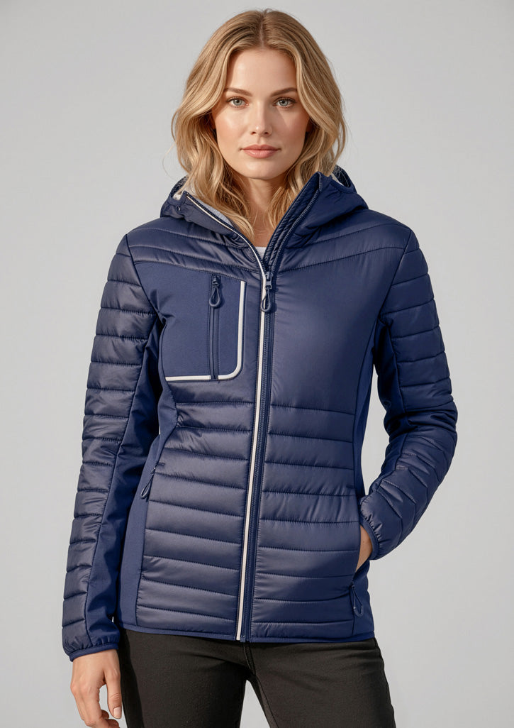 Patrol Unisex Jacket - Navy/Silver - Model