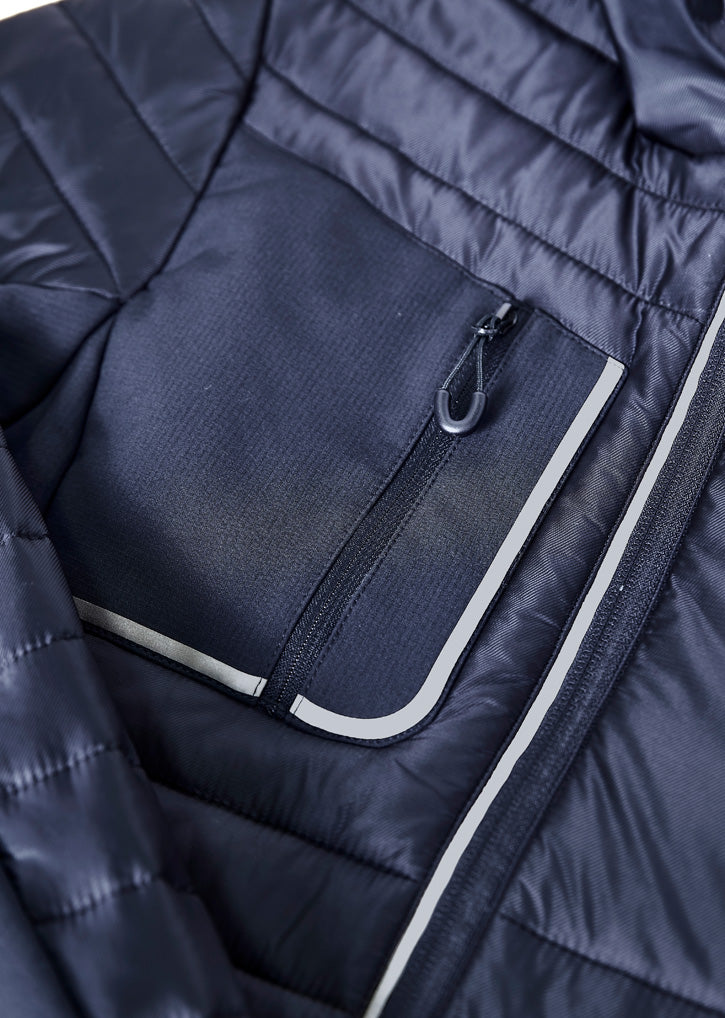 Patrol Unisex Jacket - Navy/Silver - Model