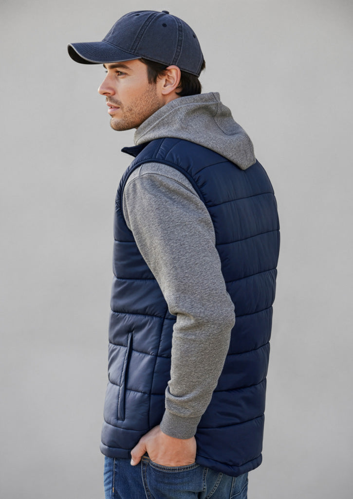 Alpine Mens Vest - Navy - Model