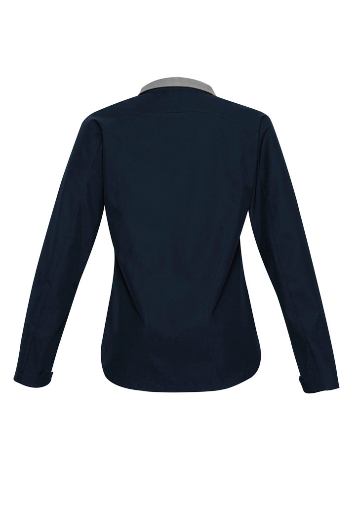 Geneva Womens Jacket - Navy/Graphite - Back