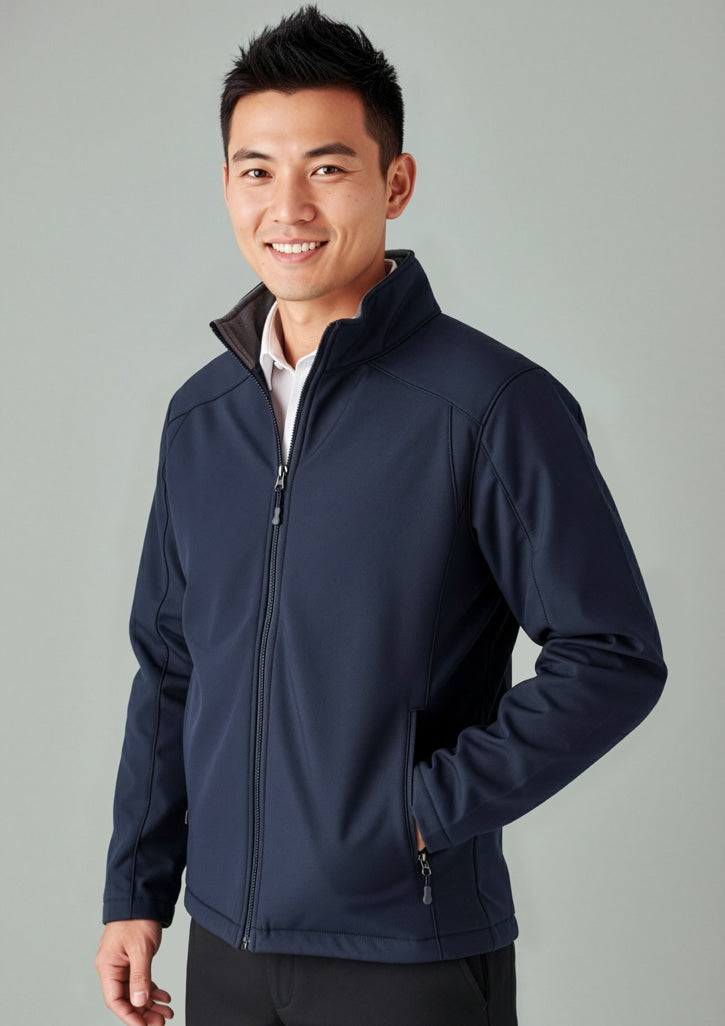 Geneva Mens Jacket - Navy/Graphite - Model