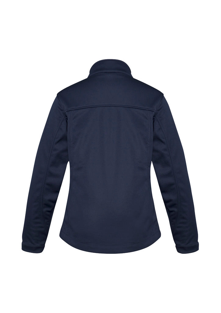 Softshell Womens Jacket - Navy - Back
