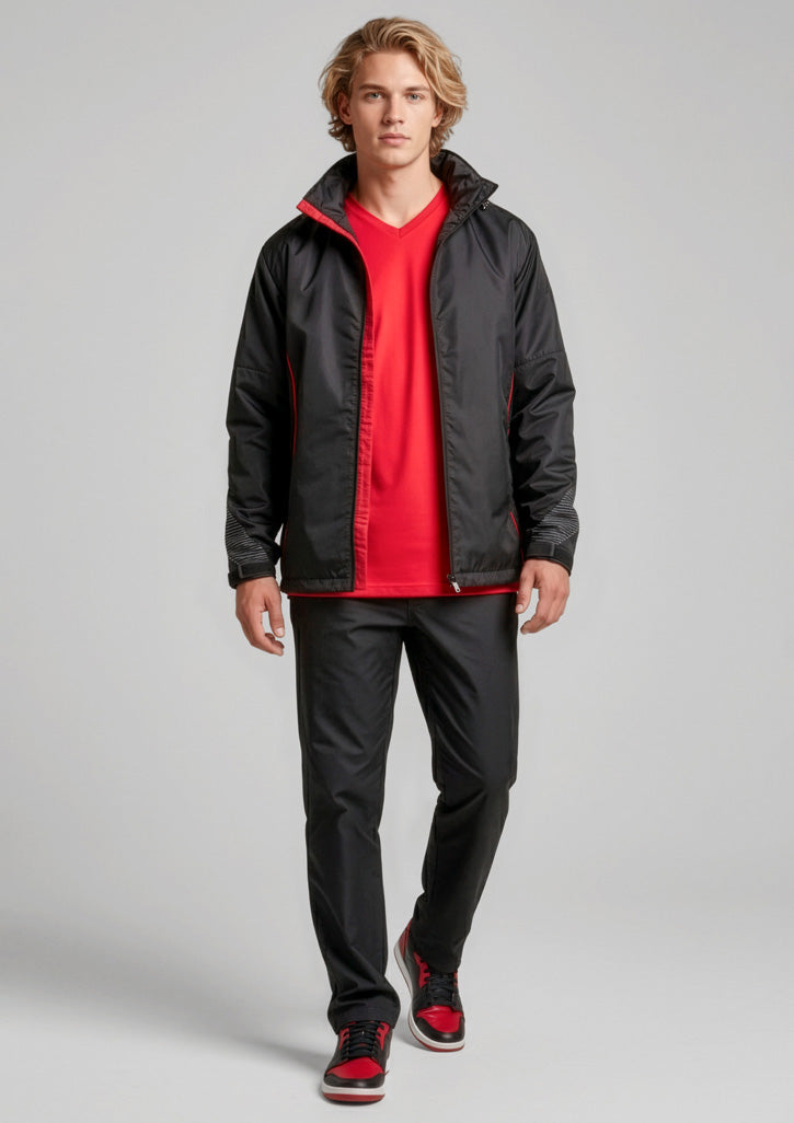 Razor Unisex Jacket - Black/Red - Model