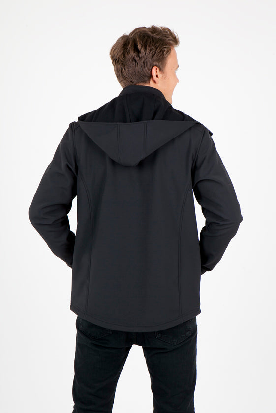 Men's Soft Shell HOODED Jacket - TEMPEST Range - view